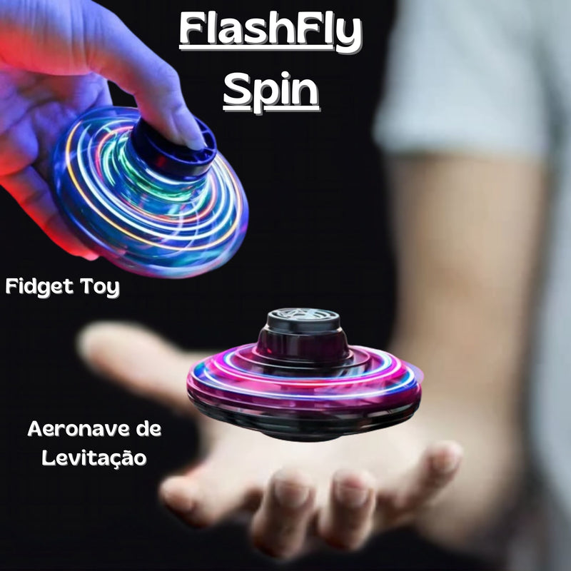 FlashFly Spin - Spinner Eletrônico Planador - Mini UFO