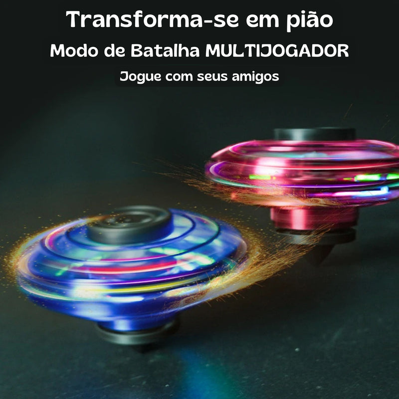 FlashFly Spin - Spinner Eletrônico Planador - Mini UFO