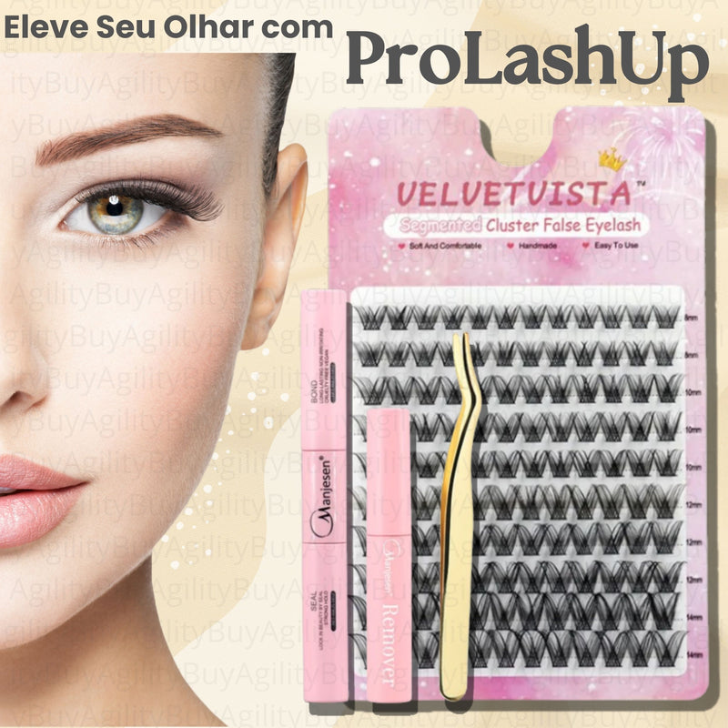 ProLashUp - Kit Profissional de Extensão de Cílios em Casa