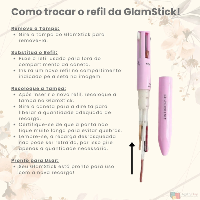 GlamStick - Caneta de Maquiagem Multifuncional